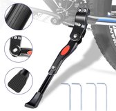 Support de vélo simple de 26 cm de support latéral en aluminium en acier inoxydable vélos de montagne de vélo faciles à installer