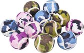 Camouflage tennisballen-12 stuks-hondenspeelgoed-Animal King
