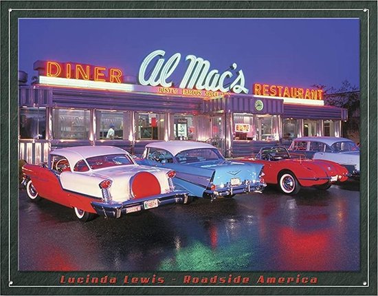 Wandbord - American Diner