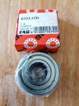 Lager FAG 6203 ZZ R   Asgatdiameter d=17mm ∙ Buitendiameter D=40mm ∙ Breedte B=12mm