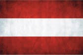 Wandbord - Vlag Van Oostenrijk