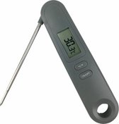 SimpleGoods Digitaal BBQ Thermometer - Keukenthermometer - Met batterij - RVS - Grijs
