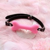 BellaSupplies Bondageset - Dog Bone Gag - Roze