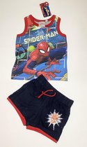Spiderman set / zomerset maat 92/98 (3 jaar)