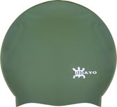 AYO Swim Caps XXL - Moss Green voor dreadlocks en vlechten, extra GROOT
