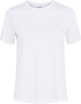 Pieces PCRIA SS FOLD UP SOLID TEE NOOS BC Dames T-shirt - Maat S