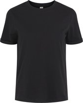 Pieces PCRIA SS FOLD UP SOLID TEE NOOS BC Dames T-shirt - Maat L