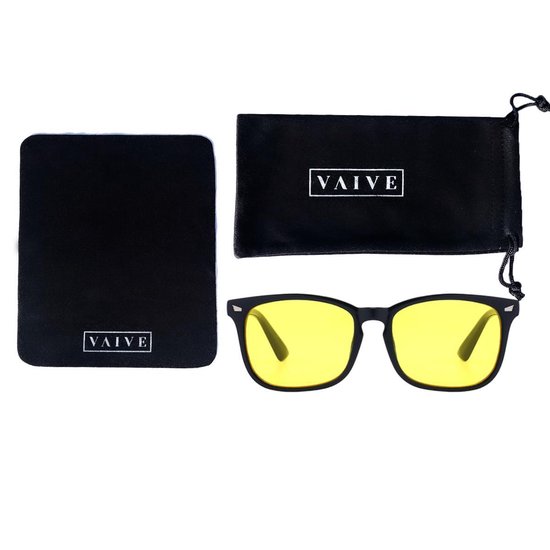 VAIVE Nachtbril voor het rijden in de nacht - Veilig Rijden - Avondbril - Nacht lenzen - Nacht Bril voor Auto of motor - Autobril - VAIVE