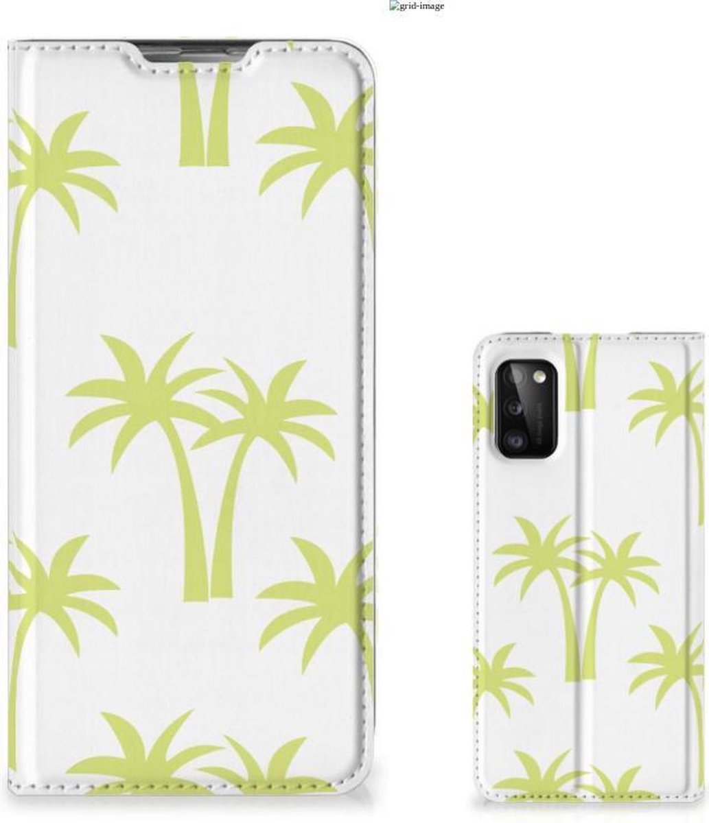 Standcase Hoesje voor Samsung Galaxy A41 Smart Cover Palmtrees