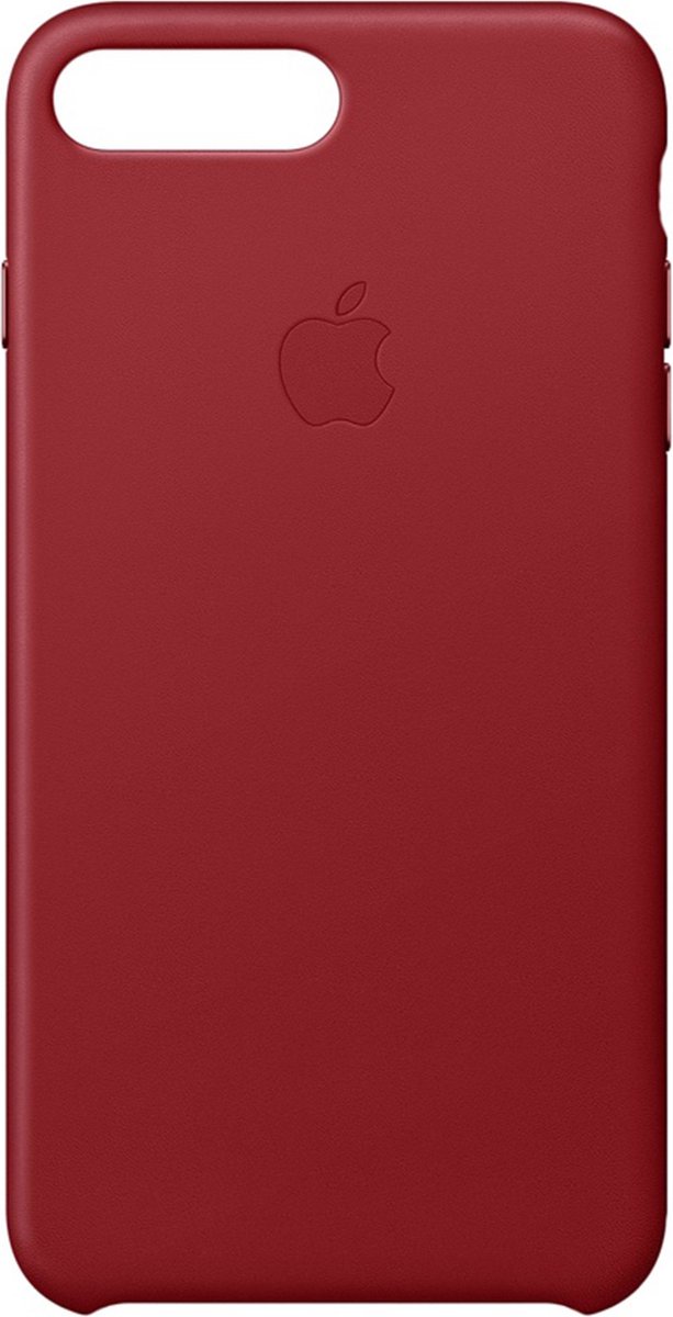 Apple Lederen Back Cover voor iPhone 7 Plus / iPhone 8 Plus - Rood