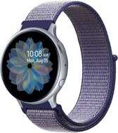 iMoshion Bandje Geschikt voor Samsung Galaxy Watch Active 2 (44mm) / Galaxy Watch Active 2 (40mm) / Galaxy Watch (42mm) / Galaxy Watch 40 mm / Galaxy Watch 3 41mm - iMoshion Nylon bandje - Paars