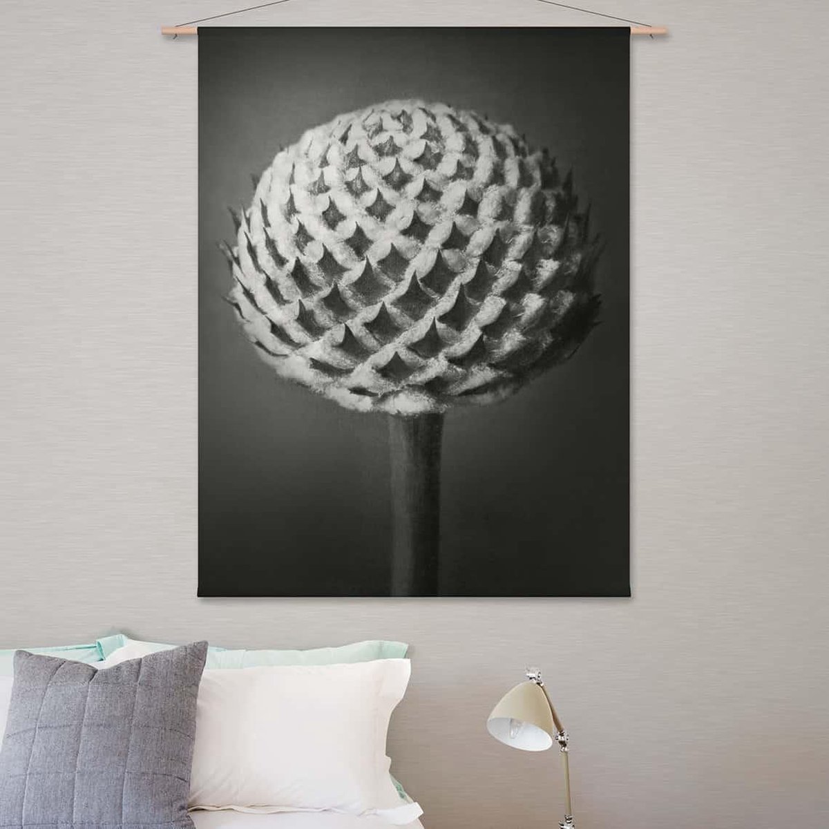 Wandkleed Kleine kaardebol - Karl Blossfeldt