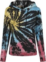 Urban Classics Hoodie/trui -M- Tie Dye Zwart