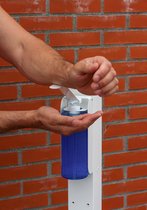 Veilig & gezond - Desinfectiezuil - hygiëne station - desinfectie paal - gratis 2 flessen van 750 ml desinfectiemiddel