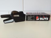 Prijstang Blitz M5 compleet met 1 doos etiketten afmeting 26x16mm (36 rolletjes)