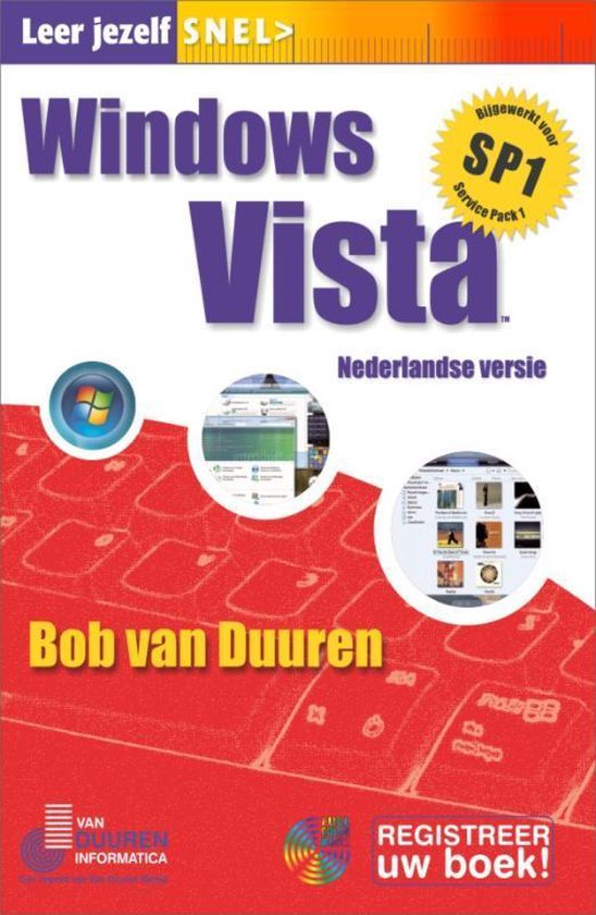 Cover van het boek 'Leer jezelf SNEL Windows Vista' van B. van Duuren