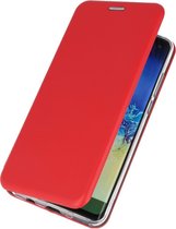 Bestcases Hoesje Slim Folio Telefoonhoesje Samsung Galaxy A11 -  Rood