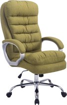 Bureaustoel - Ergonomische bureaustoel - Gewatteerd - In hoogte verstelbaar - Groen - 68x77x122 cm