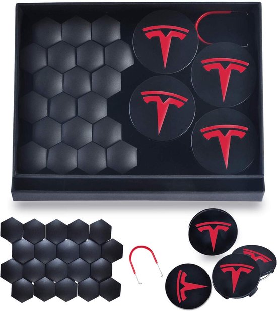 Tesla Model 3 S X Aero Wheel Cap Kit Wieldoppen Auto Accessoires