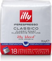 illy - Iperespresso koffie home classico Lungo 6 x 18 capsules