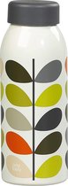 Orla Kiely Isoleerfles 500 Ml Staal Beige/groen/grijs