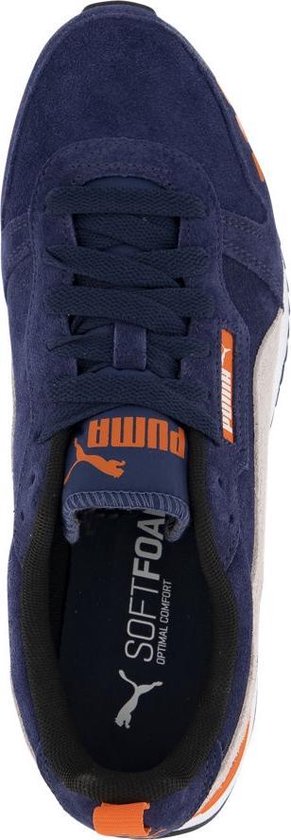 PUMA R78 Sd Heren Sneakers - Peacoat-Gray Violet-Dragon Fire - Maat 44 - PUMA
