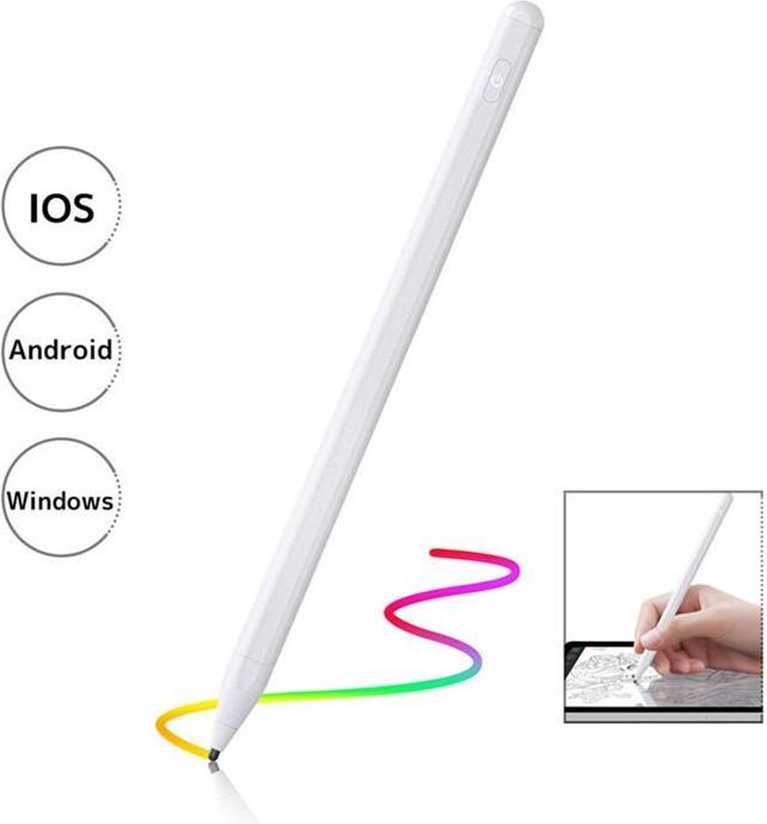 Stylus Pen - Magnetisch - Universeel - Voor iPad - iPhone / Apple - Android  - Samsung... | bol.com