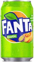 Fanta Exotic Blikjes 33cl Tray 24 stuks Frisdrank