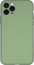 BMAX Siliconen hard case hoesje geschikt voor Apple iPhone 11 Pro / Hard Cover / Beschermhoesje / Telefoonhoesje / Hard case / Telefoonbescherming - Mintgroen