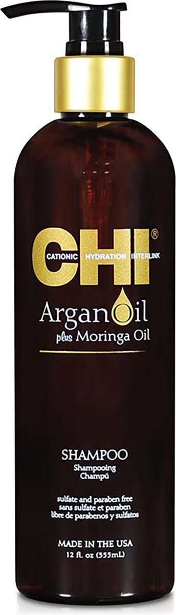 CHI Argan Oil Shampoo-739 ml met pomp - Normale shampoo vrouwen - Voor Alle haartypes - 739 ml - Normale shampoo vrouwen - Voor Alle haartypes