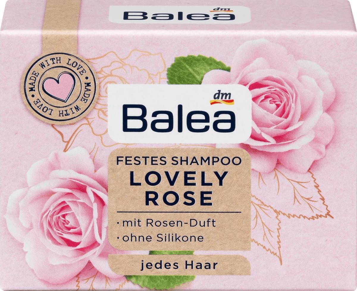 Bol Com Balea Solid Shampoo Bar Lovely Rose 60 G