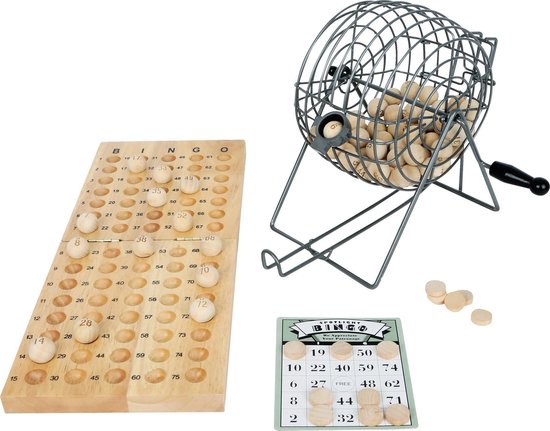 Getuigen Verleiding wetgeving Luxe bingo spel metaal/hout complete set nummers 1-75 met molen, 174x  bingokaarten en... | bol.com
