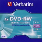 Verbatim 43285 DVD-RW disc 4.7 GB 5 stuk(s) Jewelcase Herschrijfbaar