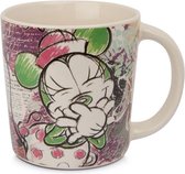 Disney Egan Mug Minnie Mouse Color Fun Ivory Violet 390ml