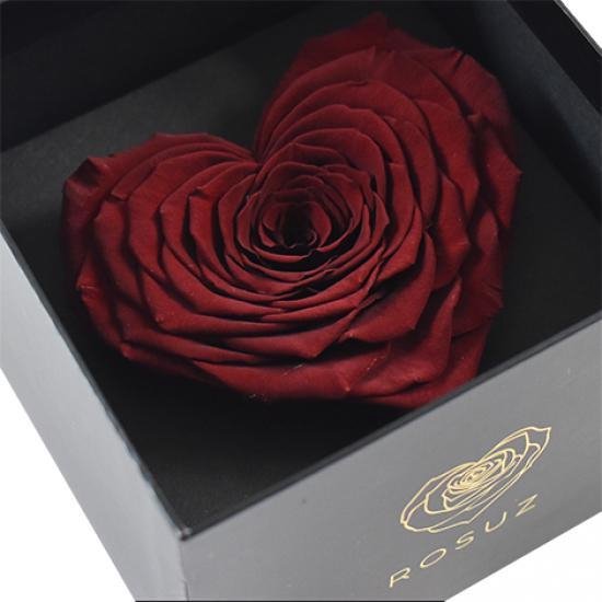 Longlife Rozenhartje choco - Ruim assortiment aan Luxe & Handgemaakte cadeaus - Verras op een speciale manier - 2 jaar houdbare rozen!