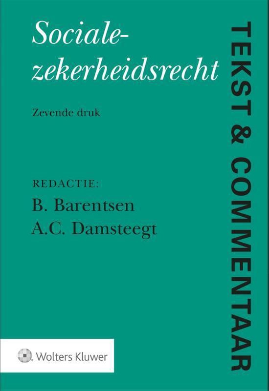 Tekst & Commentaar  -   Socialezekerheidsrecht - cover