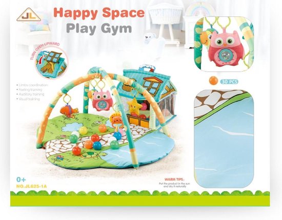Brouwerij ik heb honger Authenticatie Happy Space - Baby speelgoed - Speelmat Park | bol.com