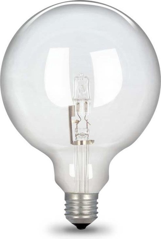 besluiten deze doolhof ECO HALOGEEN GLOBE E27 G125 240V 42W (60W) LAMP Dia. 125mm - Warm Wit -  Dimbaar | bol.com
