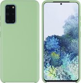 Samsung Galaxy S20 Plus Licht groen Backcover hoesje - silicone