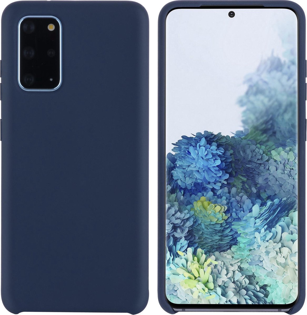Samsung Galaxy S20 Plus Diepblauw Backcover hoesje - silicone