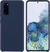 Samsung Galaxy S20 Diepblauw Backcover hoesje - silicone