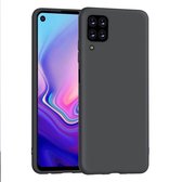 Huawei P40 Lite zwart Backcover hoesje - silicone