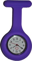 Unisex verpleeg horloge - Verpleegsterhorloge - Zusterhorloge - Siliconen - Paars