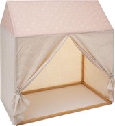 Tentdoek voor speeltent meisje - zonder frame - Kinderkamer - 116 x 126 - Zacht roze