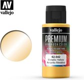 Vallejo Premium Airbrush Color Metallic Yellow