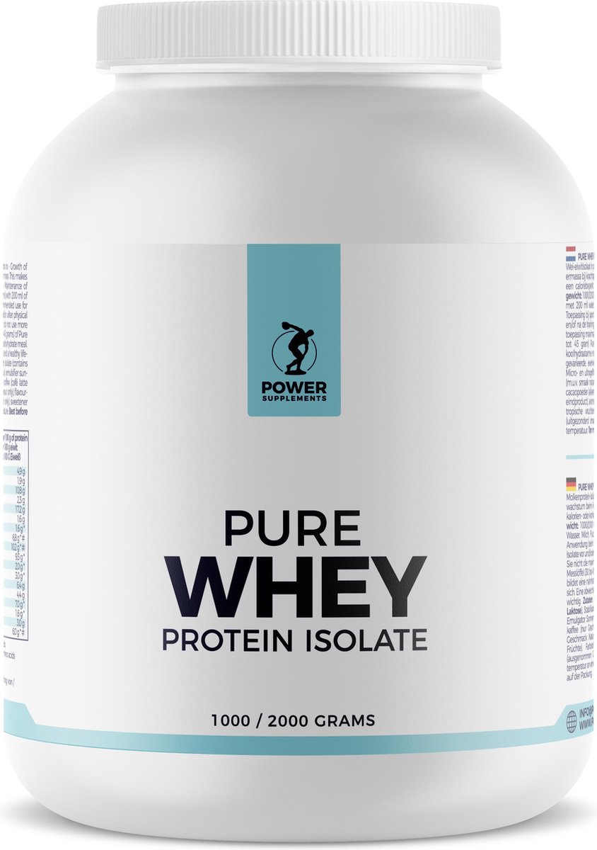 Power Supplements - Pure Whey Protein Isolate - 2kg - Vanille