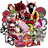 Klassieke films stickers - Fightclub, Godfather, Leon, Back to the Future, Shining, Kill Bill etc.