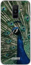 Samsung Galaxy A6 Plus (2018) Hoesje Transparant TPU Case - Peacock #ffffff