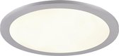 LED Plafondlamp - Plafondverlichting - Trion Tiberon - 16W - Natuurlijk Wit 4000K - Rond - Mat Titaan - Kunststof