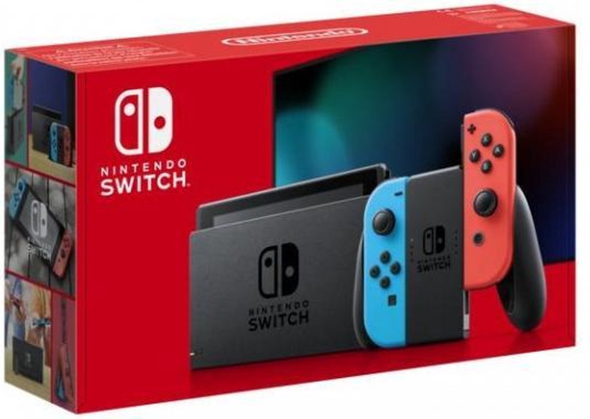 Kom langs om het te weten fluiten Demonstreer Nintendo Switch Console - Blauw / Rood | bol.com